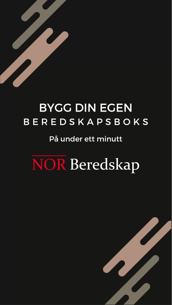 Last inn video: Bygg din egen beredskapspakke. Sett sammen det du trenger til din egen pakke