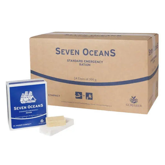 Seven Oceans nødrasjoner - 24pk (Hel eske)